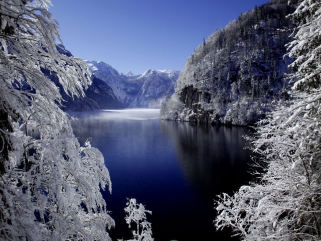 Der Königssee im Winter