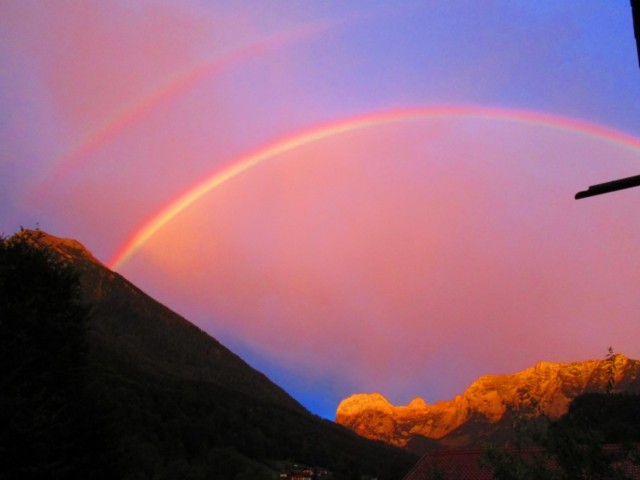 Regenbogen über Reiteralpe